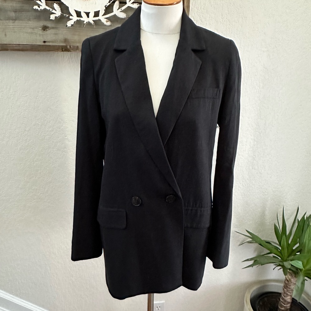 Madewell Drapeweave Caldwell Double-Breasted Blazer size Small NWT